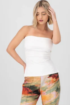 Shasa Double Neckline Tube Top
