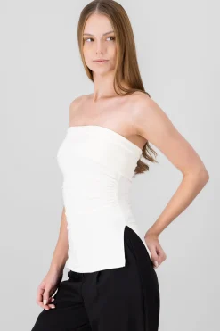 Shasa Double Neckline Tube Top