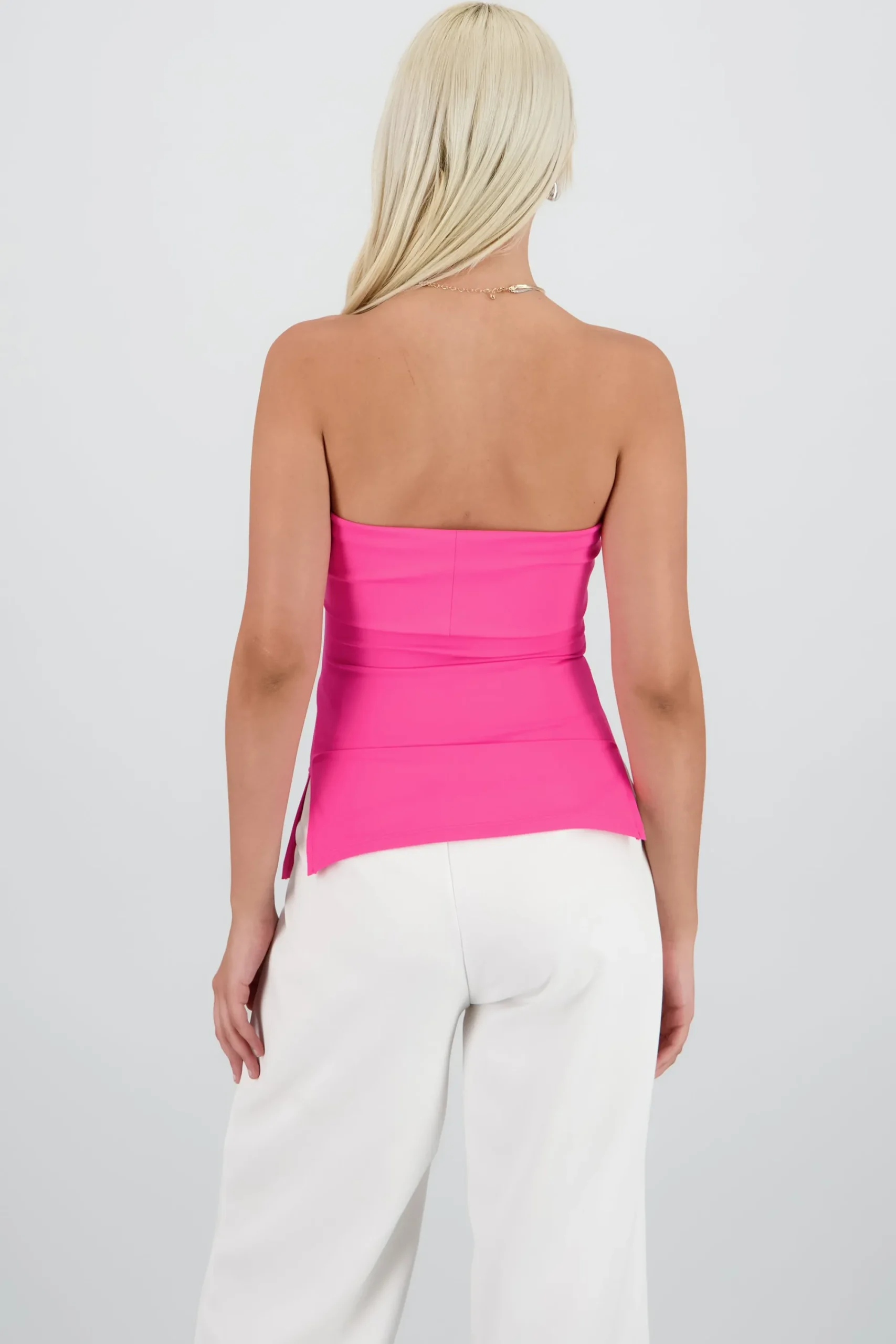 Shasa Double Neckline Tube Top