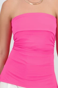 Shasa Double Neckline Tube Top