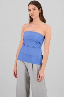 Shasa Double Neckline Tube Top