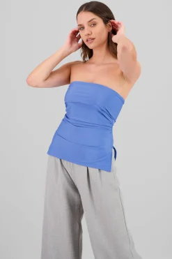 Shasa Double Neckline Tube Top