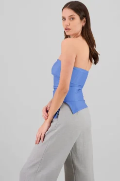 Shasa Double Neckline Tube Top