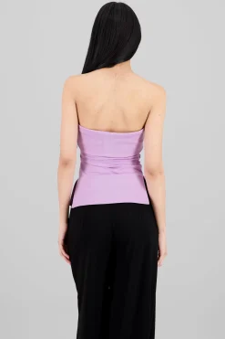 Shasa Double Neckline Tube Top