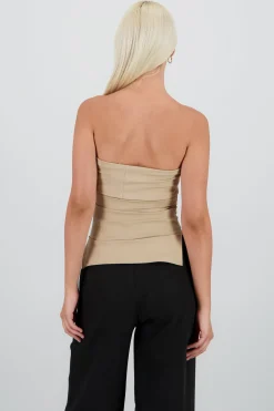 Shasa Double Neckline Tube Top