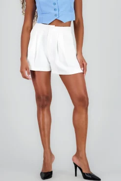 Shasa Double Pleated Shorts