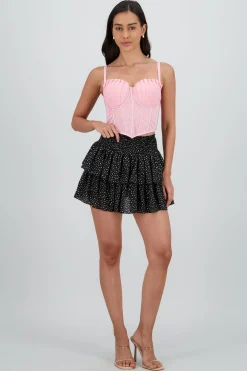 Shasa Double Ruffle Skirt