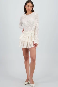 Shasa Double Ruffle Skirt