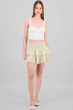 Shasa Double Ruffle Skirt