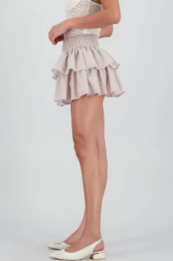 Shasa Double Ruffle Skirt