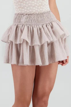 Shasa Double Ruffle Skirt