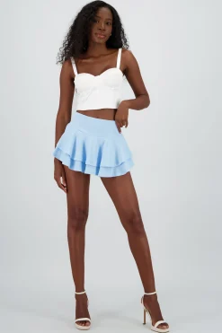 Shasa Double Ruffle Skort