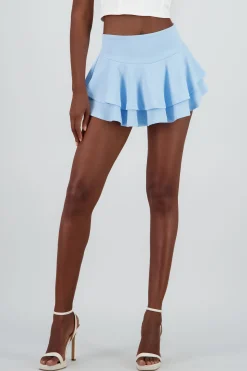 Shasa Double Ruffle Skort
