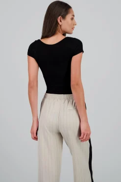 Shasa Double-Layer Square Neck Bodysuit