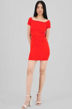 Shasa Draped Detail Mini Dress