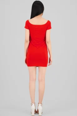 Shasa Draped Detail Mini Dress