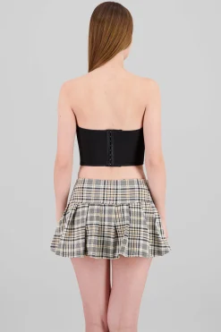 Shasa Draped Mesh Corset