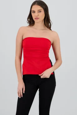 Shasa Draped Tube Top