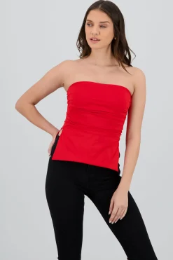 Shasa Draped Tube Top