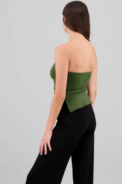 Shasa Draped Tube Top