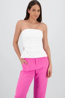 Shasa Draped Tube Top