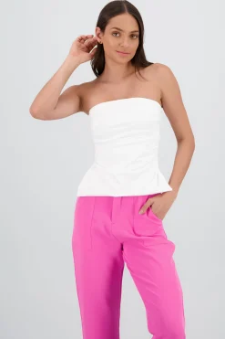 Shasa Draped Tube Top