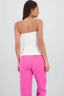 Shasa Draped Tube Top