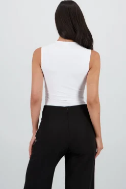 Shasa Drapped Detail Bodysuit