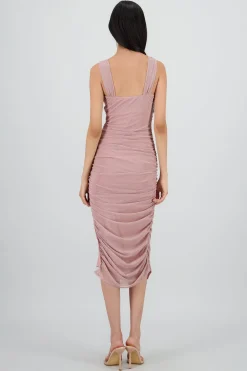 Shasa Drapped Midi Dress