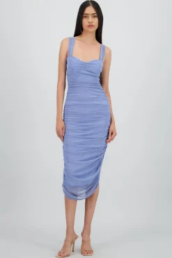Shasa Drapped Midi Dress