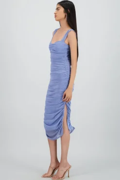 Shasa Drapped Midi Dress