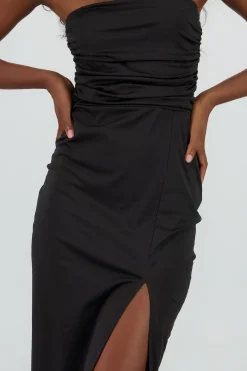 Shasa Drapped Midi Dress