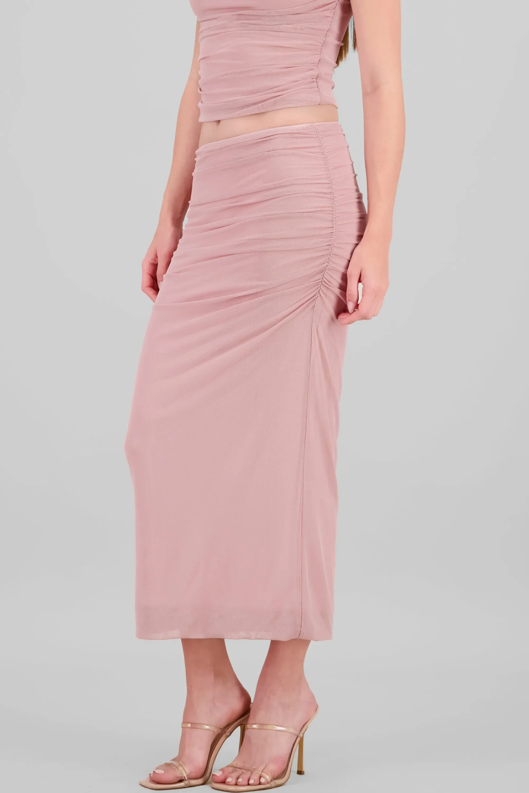 Shasa Drapped Midi Skirt
