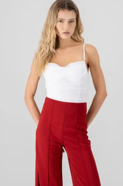 Shasa Drapped Neck Body Suite