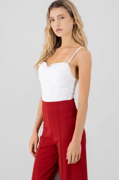 Shasa Drapped Neck Body Suite