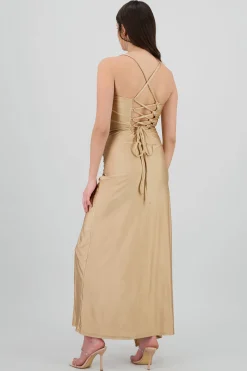 Shasa Drapped Straps Maxi Dress