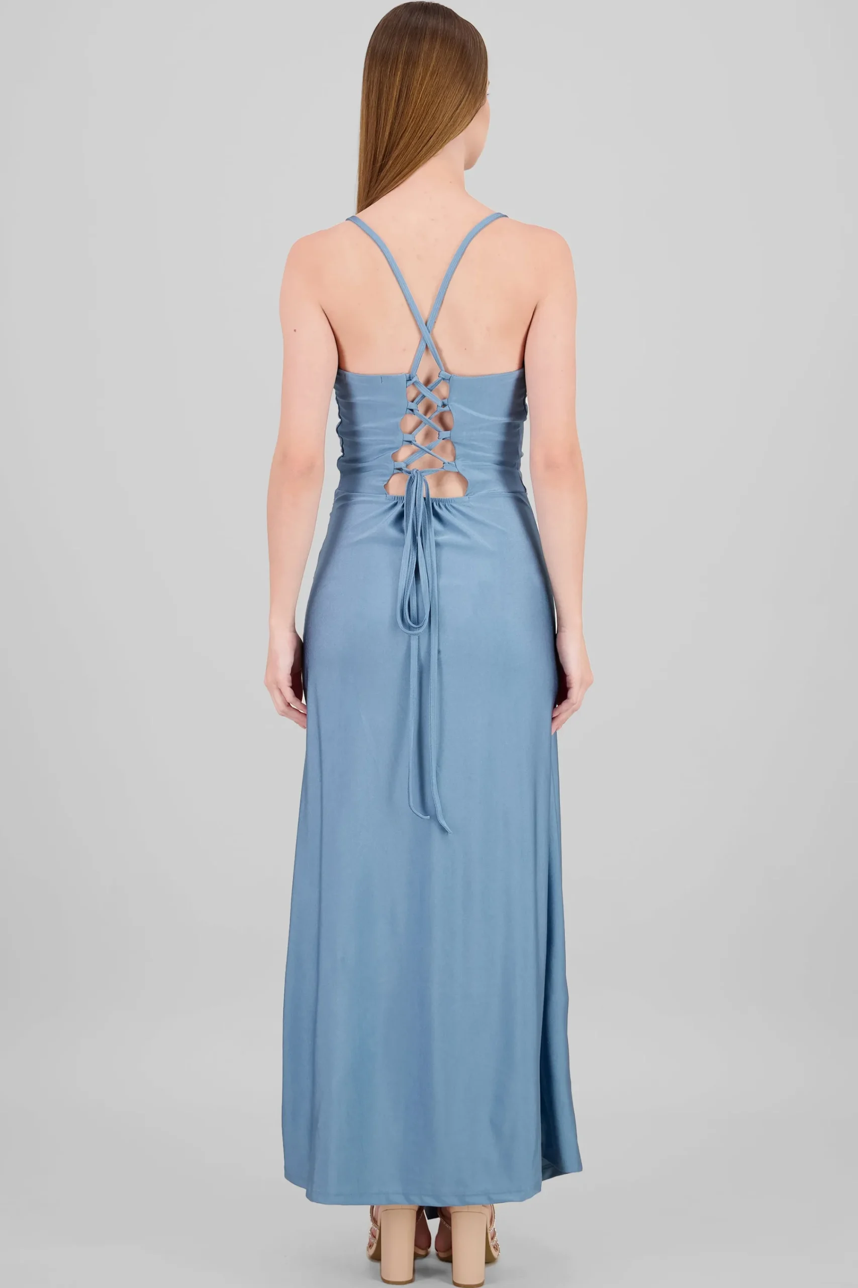 Shasa Drapped Straps Maxi Dress