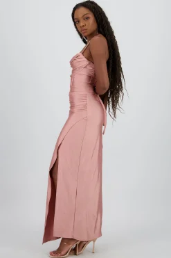 Shasa Drapped Straps Maxi Dress