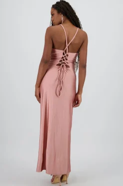 Shasa Drapped Straps Maxi Dress