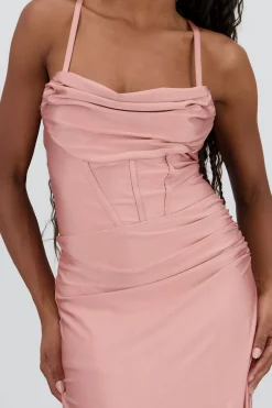 Shasa Drapped Straps Maxi Dress