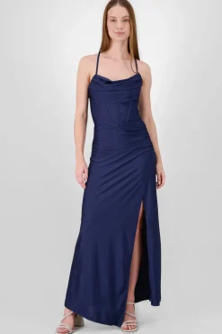Shasa Drapped Straps Maxi Dress
