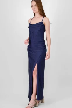 Shasa Drapped Straps Maxi Dress