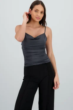 Shasa Drapped Strapy Top
