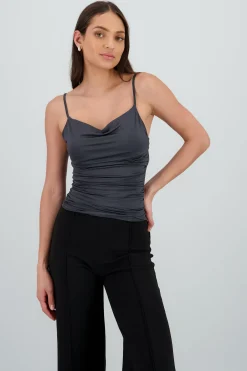 Shasa Drapped Strapy Top