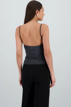 Shasa Drapped Strapy Top
