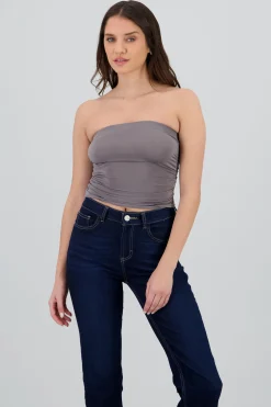 Shasa Drapped Tube Top
