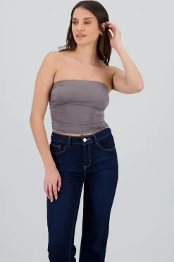 Shasa Drapped Tube Top