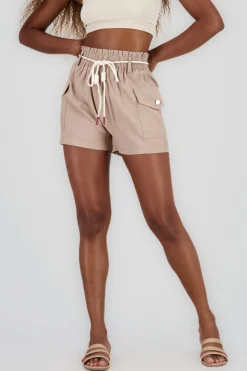 Shasa Drawstring Detail Shorts
