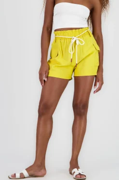 Shasa Drawstring Detail Shorts