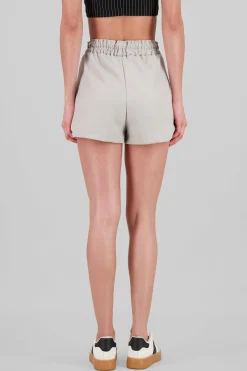 Shasa Drawstring Waist Ruched Shorts